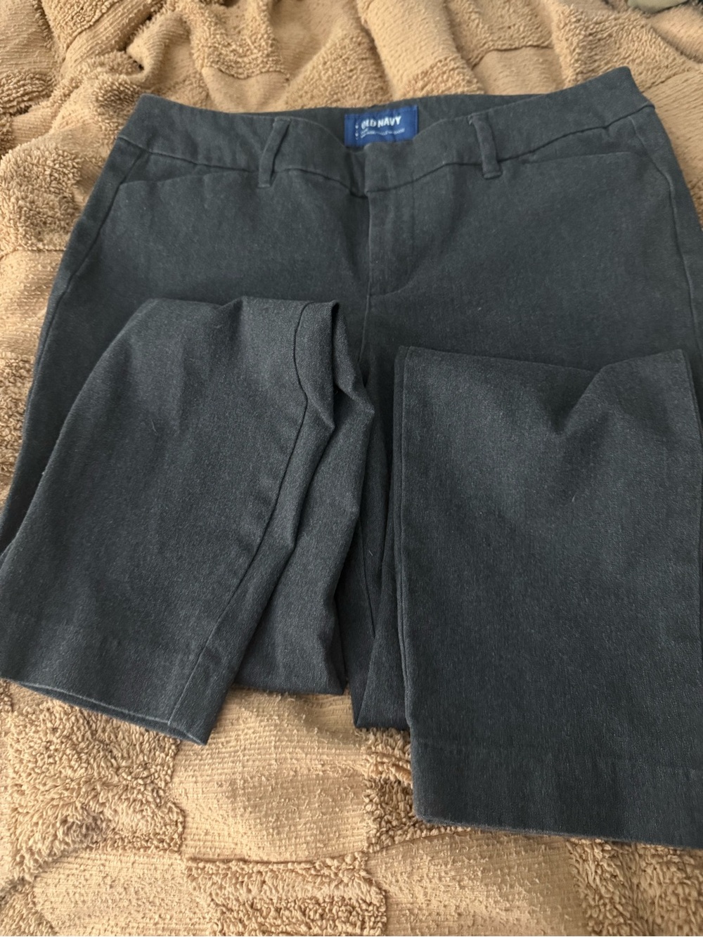 Old Navy Dark Gray Straight Leg Pants